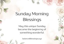 Sunday Morning Blessings Sunday Morning Blessings